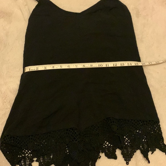 Ecoté Black Romper with Lace and Tie-Up Back Size S - Picture 4 of 5